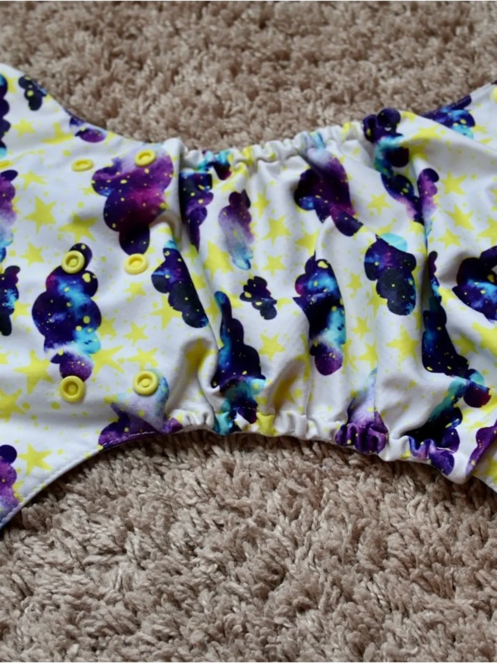 Mama Koala Galaxy Cloud & Star One Size Pocket Cloth Diaper